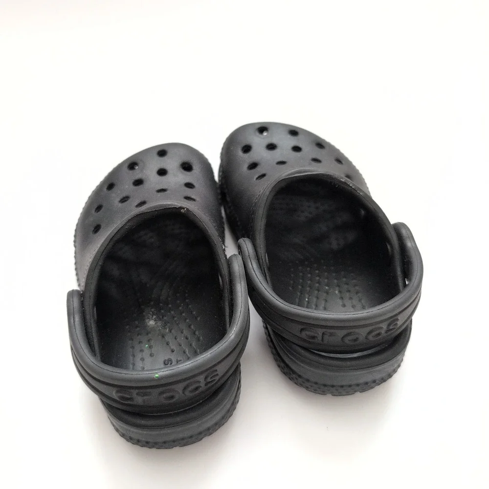 Kids Black Crocs Classic Clog Shoes Size 5 Baby Toddler‎ Littles Water Sandals